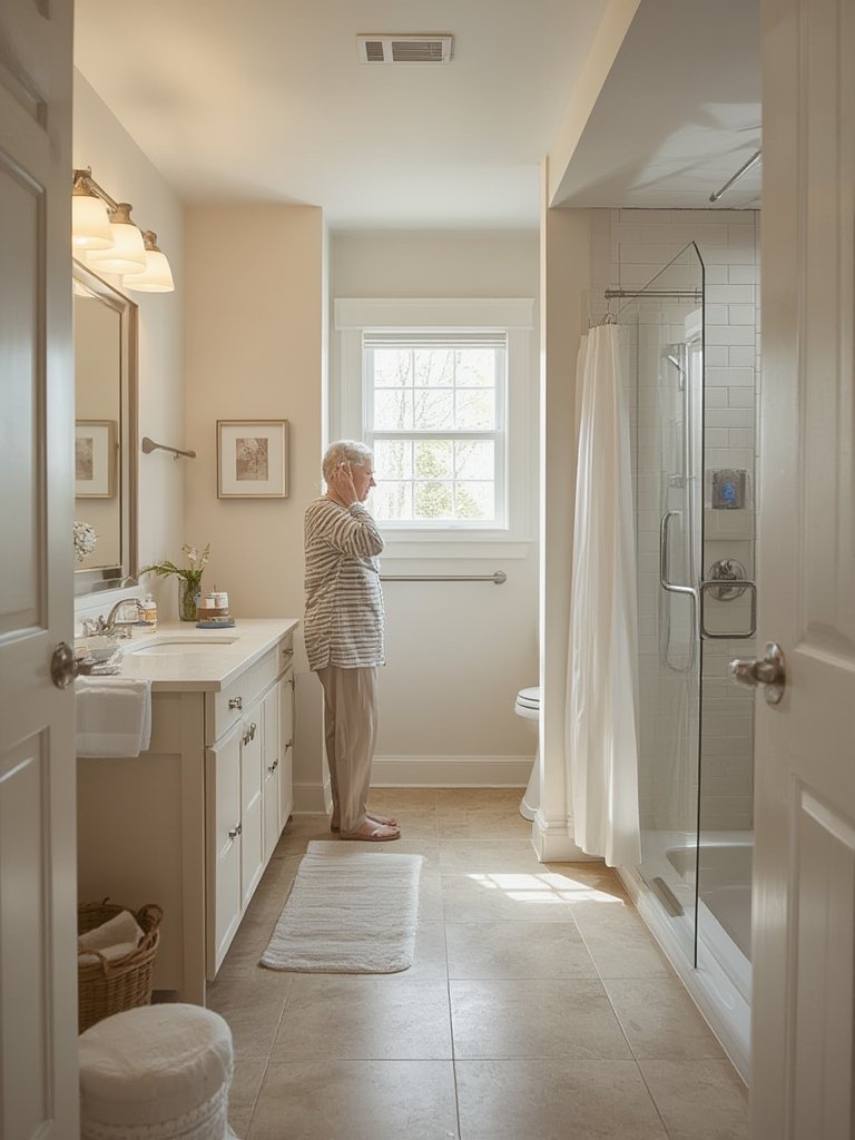 aging in place bathroom remodel - Illustration 3