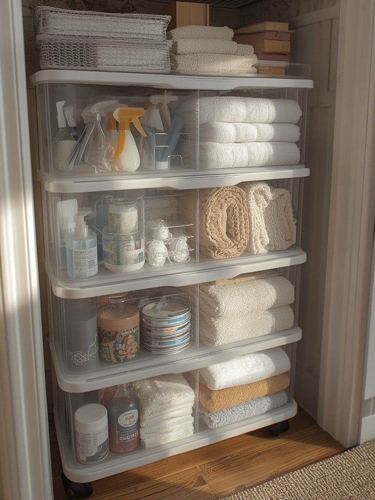 storage cart in action