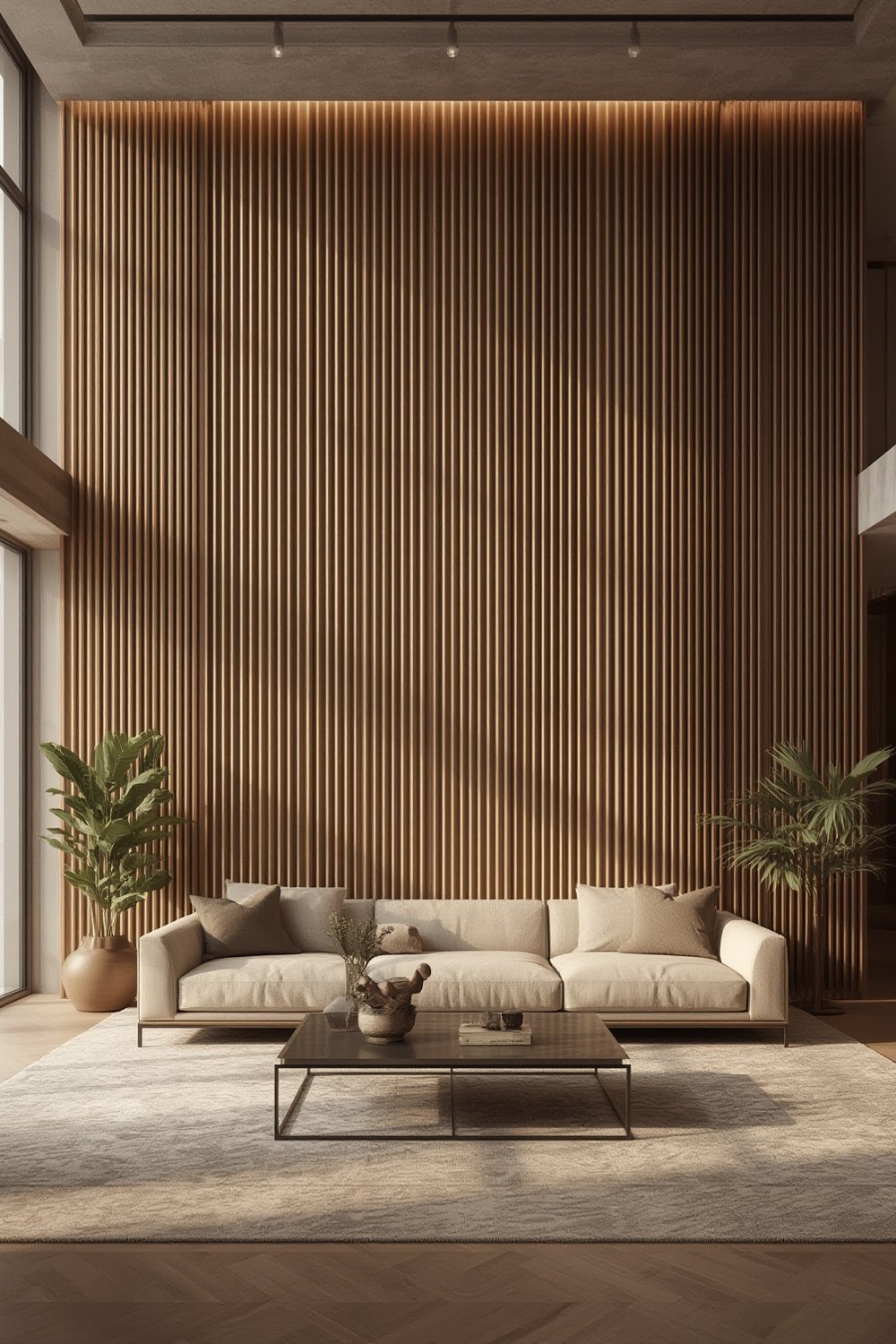 fluted wall panels interior - Illustration 1