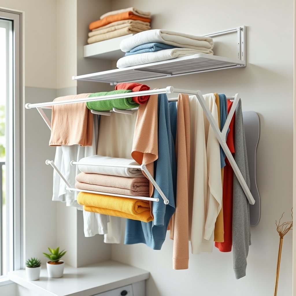 drying rack in action