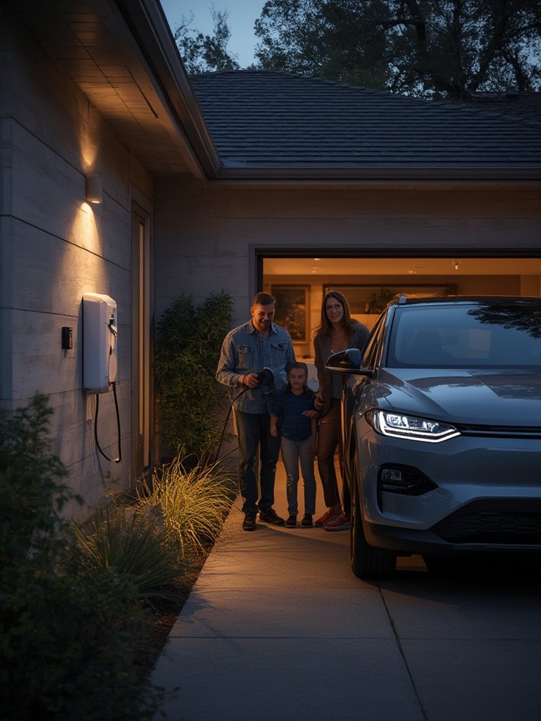 EV charging station home installation - Illustration 3