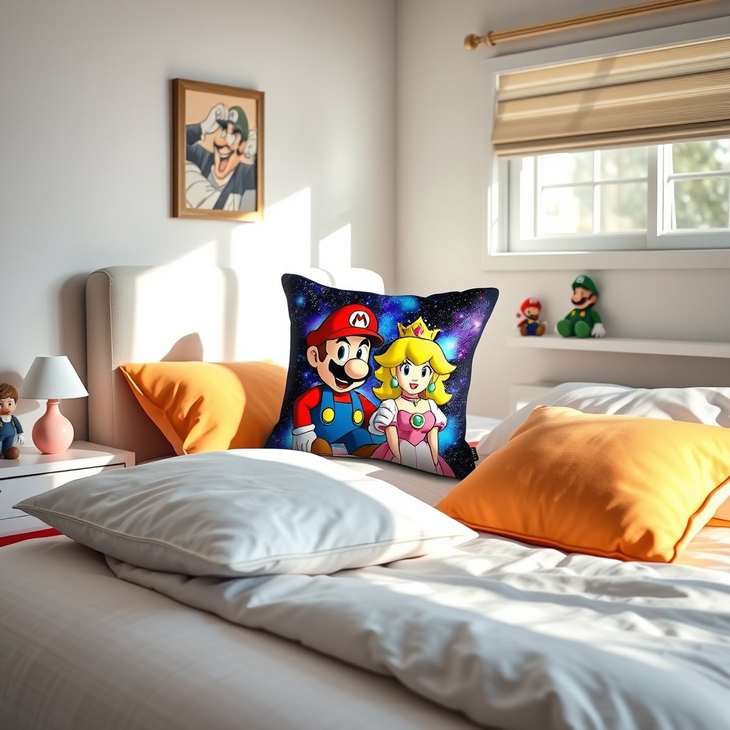 Mario pillow product view