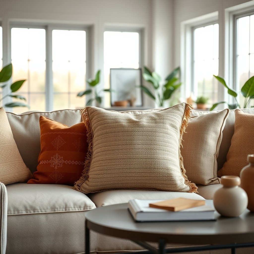 boho pillow product view