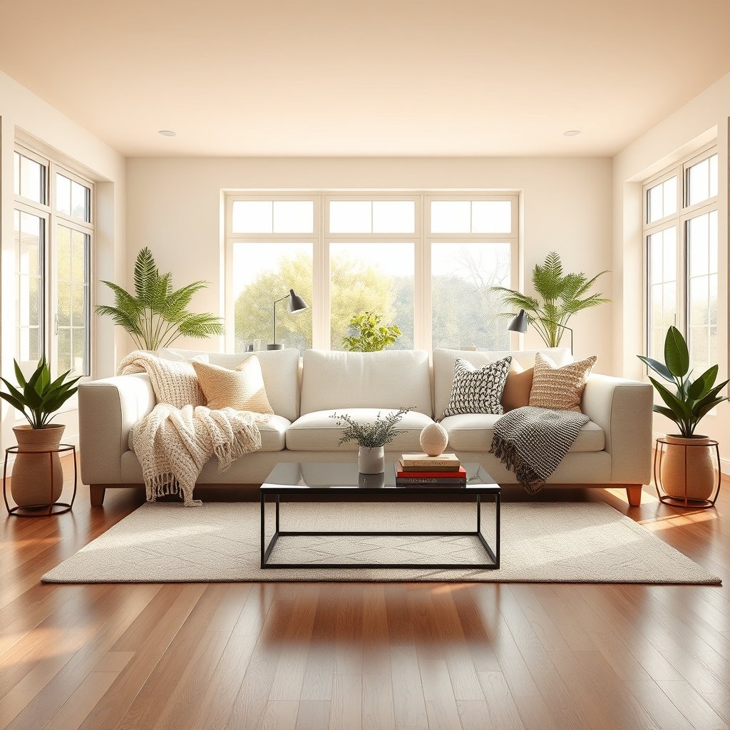 bouclé sofa - Illustration 1