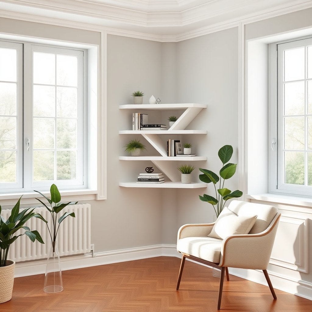 corner shelf product view