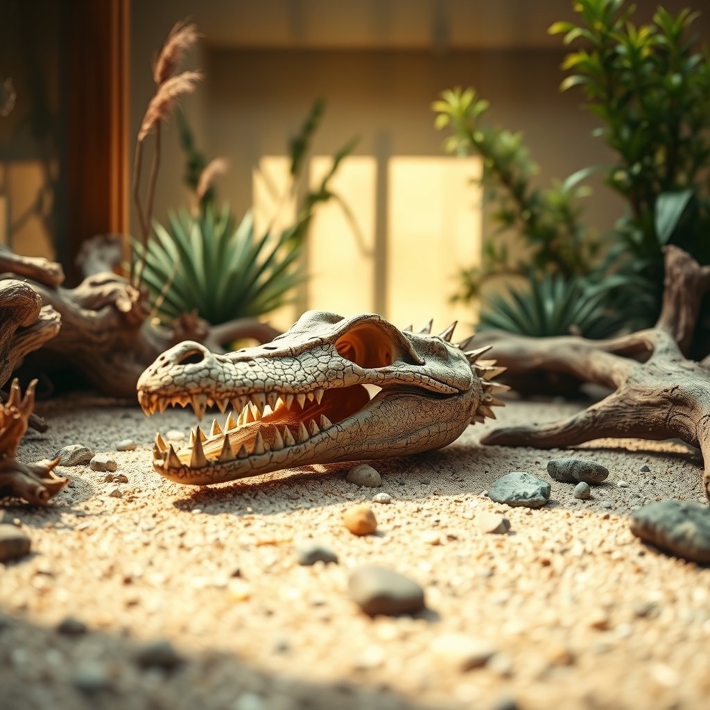 crocodile skull product view