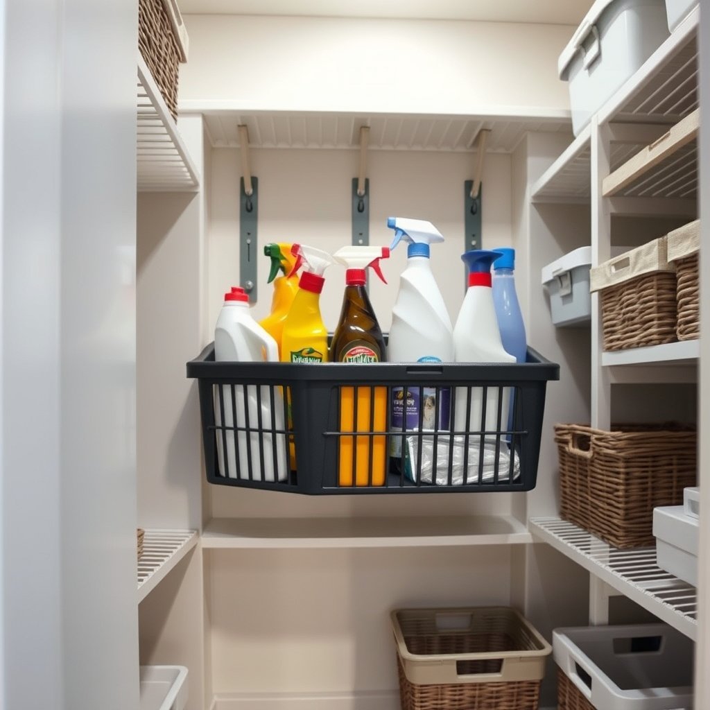 organizing caddy in action