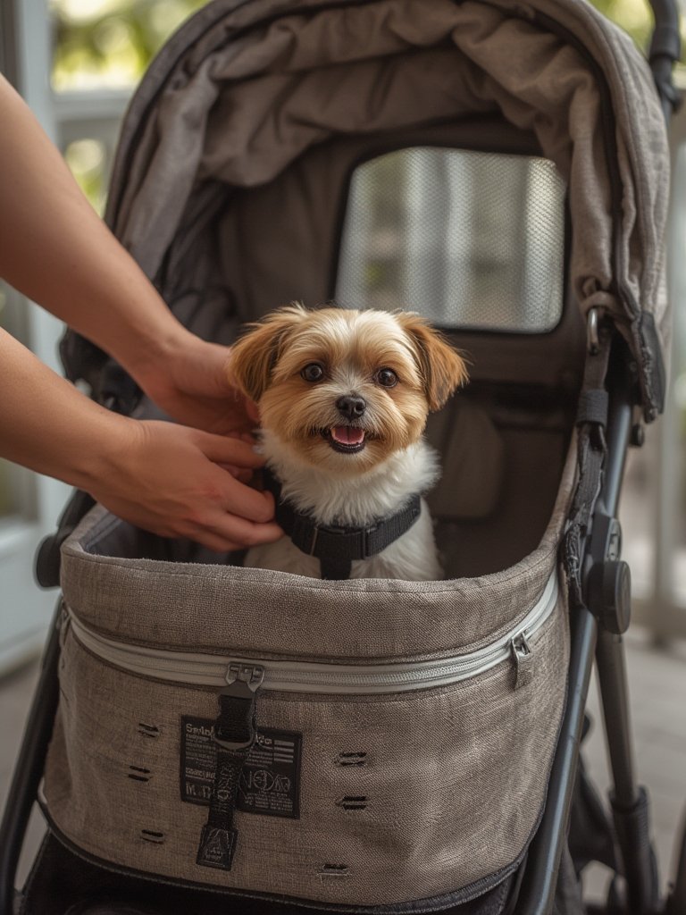 dog stroller - Illustration 2