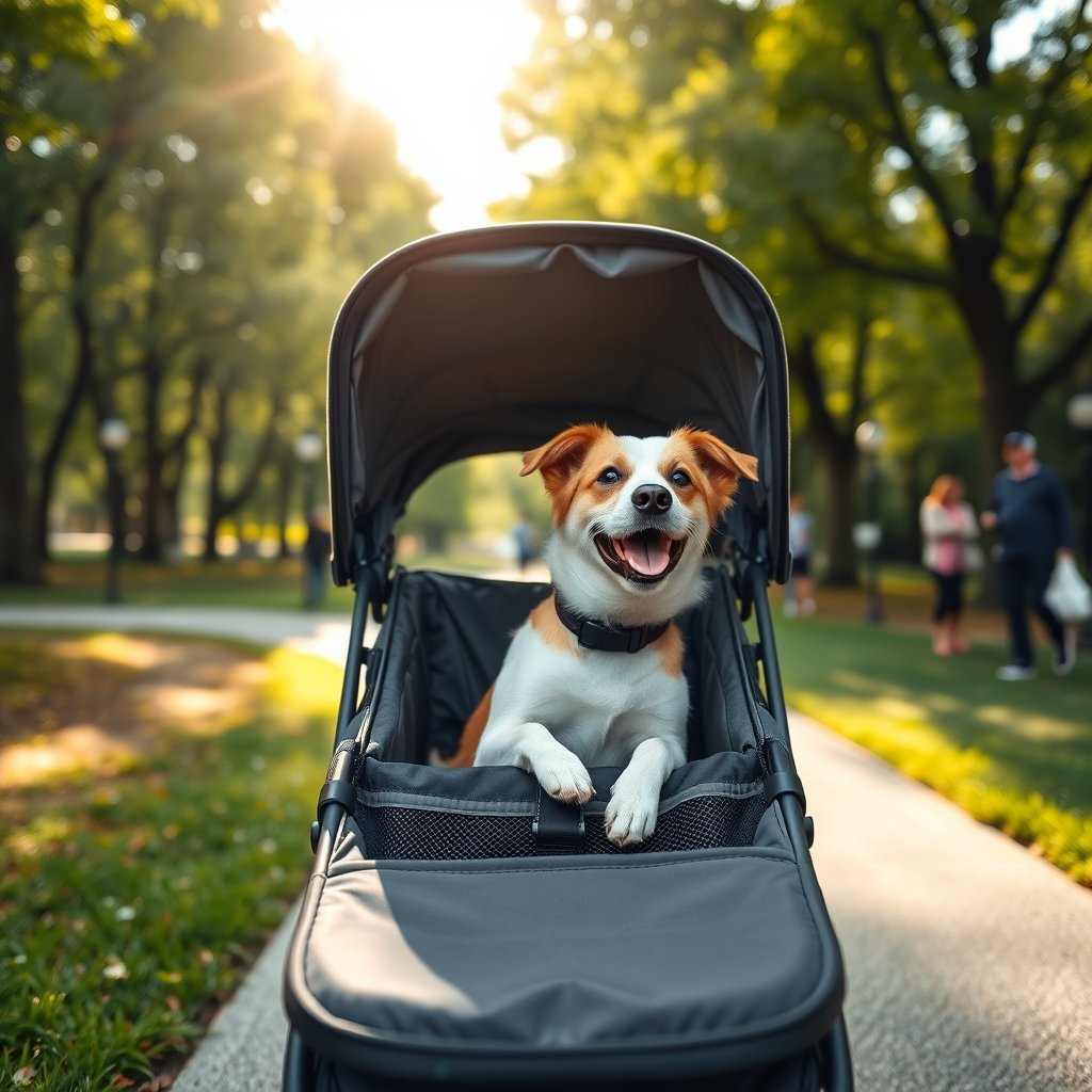 dog stroller - Illustration 1