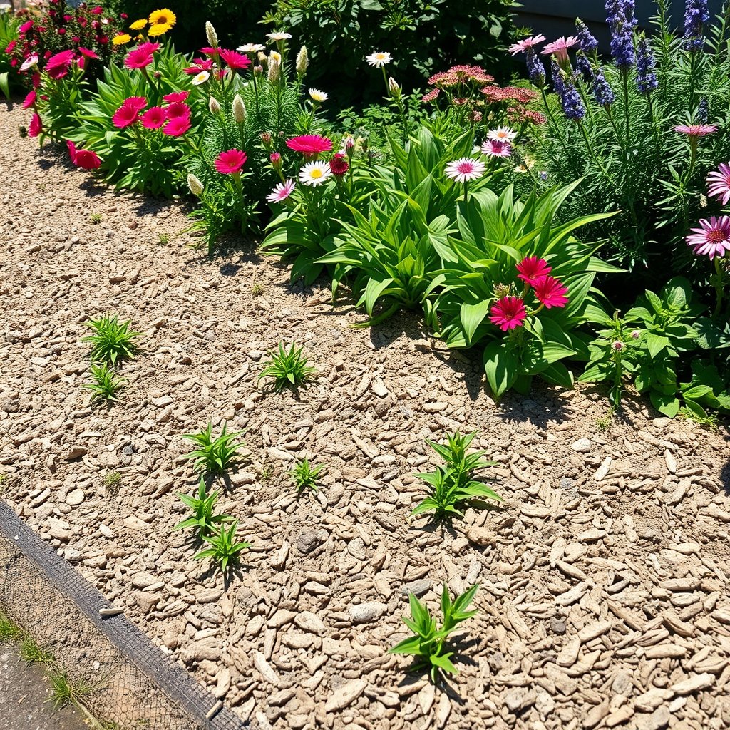 weed preventer in action