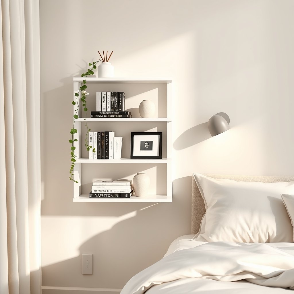 corner shelf in action