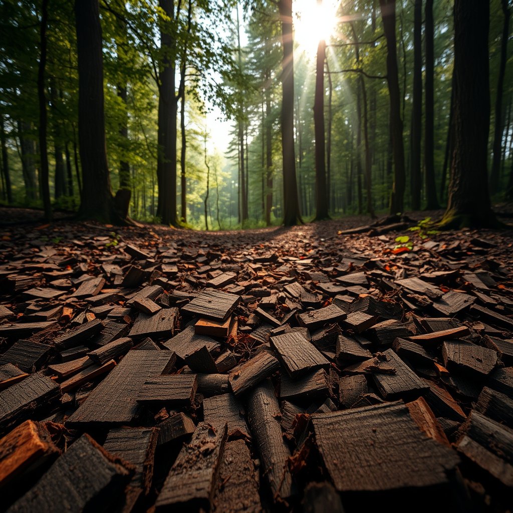 forest bark product view