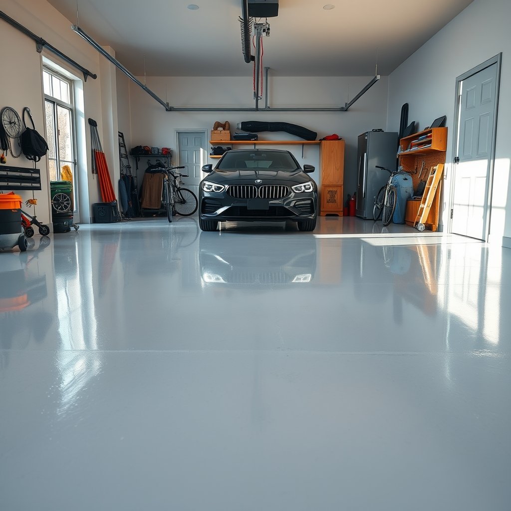garage floor epoxy coating cost - Illustration 1