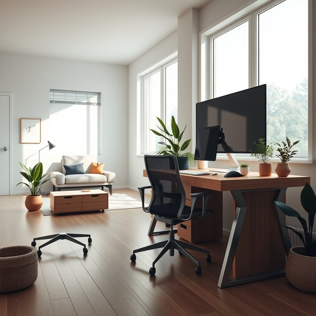 home office furniture setup 2025 - Illustration 1