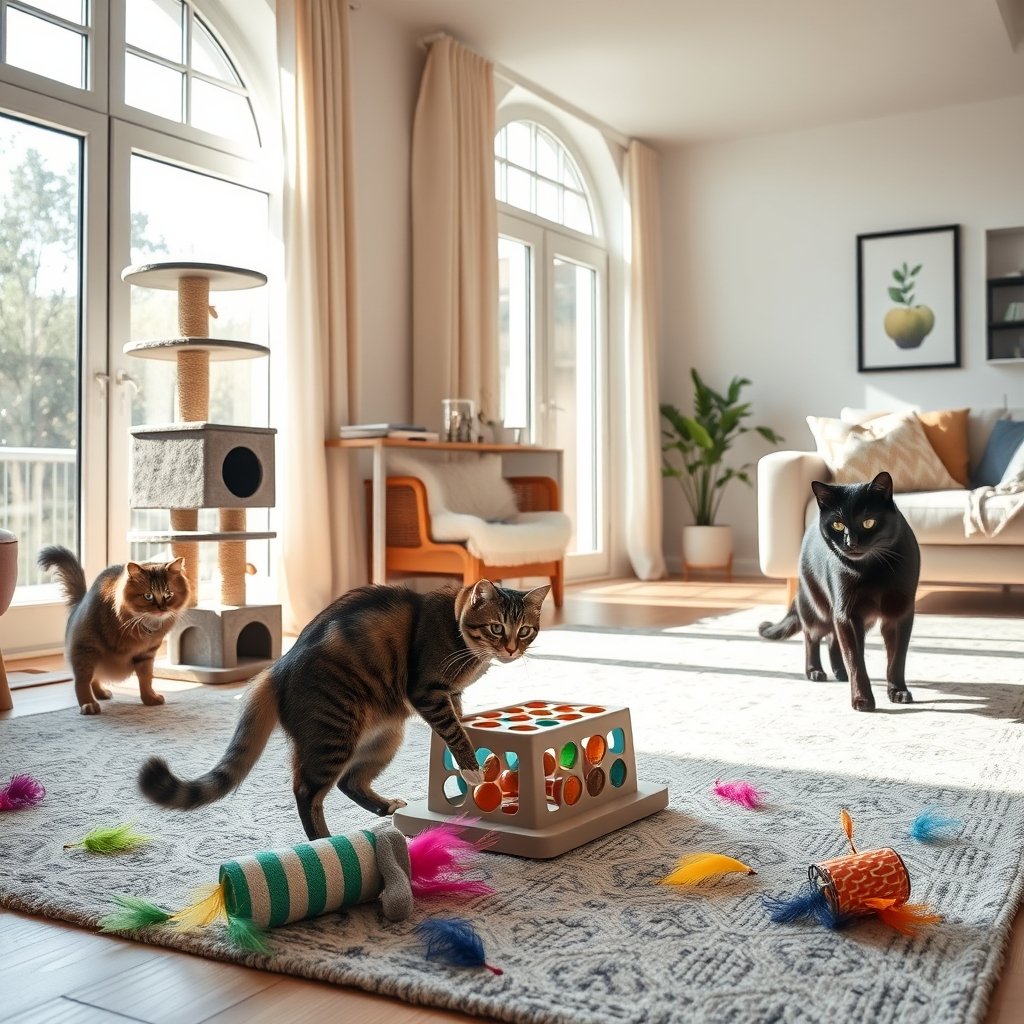 indoor cat enrichment toys - Illustration 1