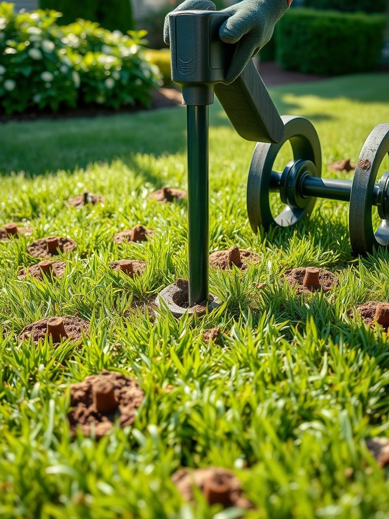 lawn aeration service - Illustration 2