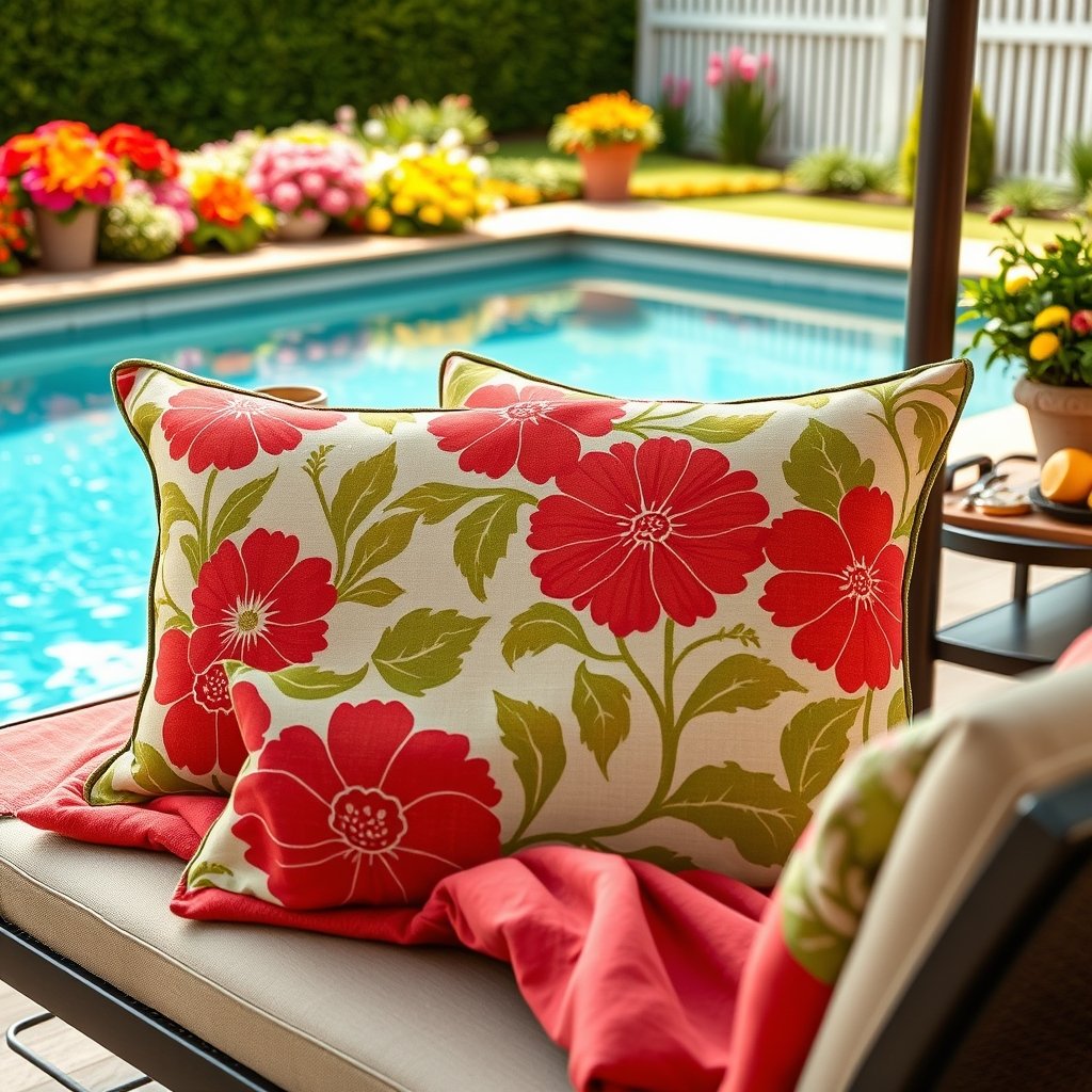 outdoor pillows in action