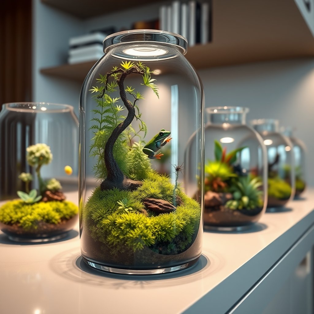 micro terrarium product view