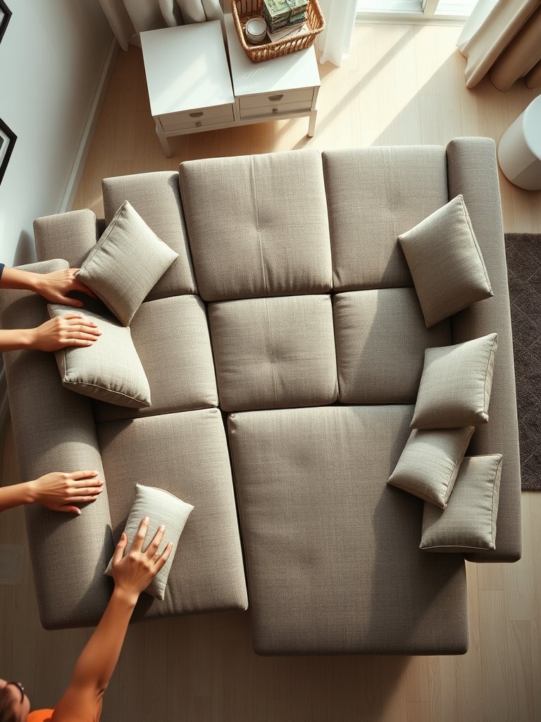 modular sofa small apartment - Illustration 2