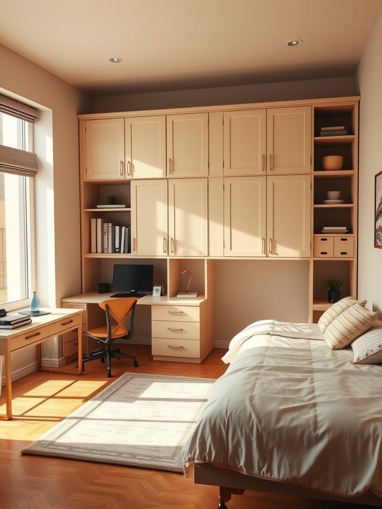 murphy bed with desk combo - Illustration 3