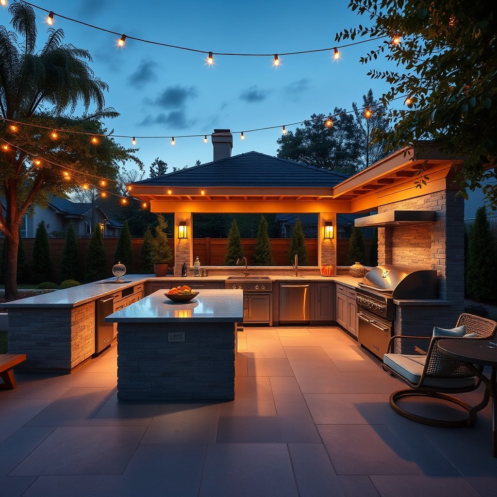 outdoor kitchen ideas - Illustration 1