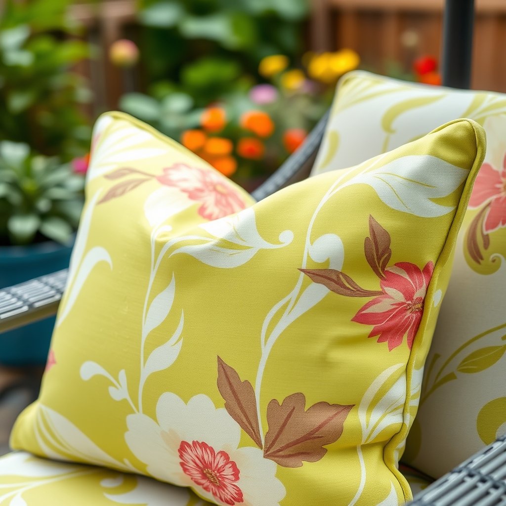 Outdoor Pillows in action