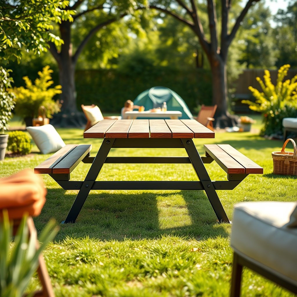 picnic table product view
