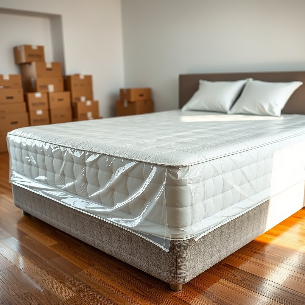 mattress cover in action