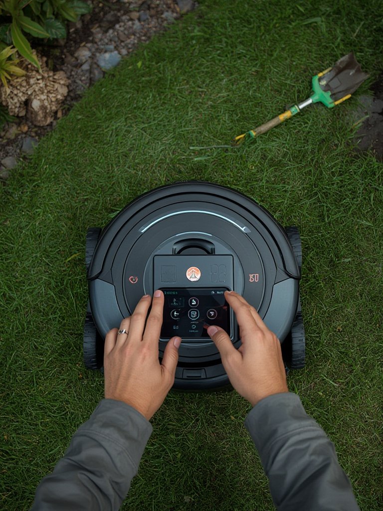 robotic lawn mower - Illustration 2