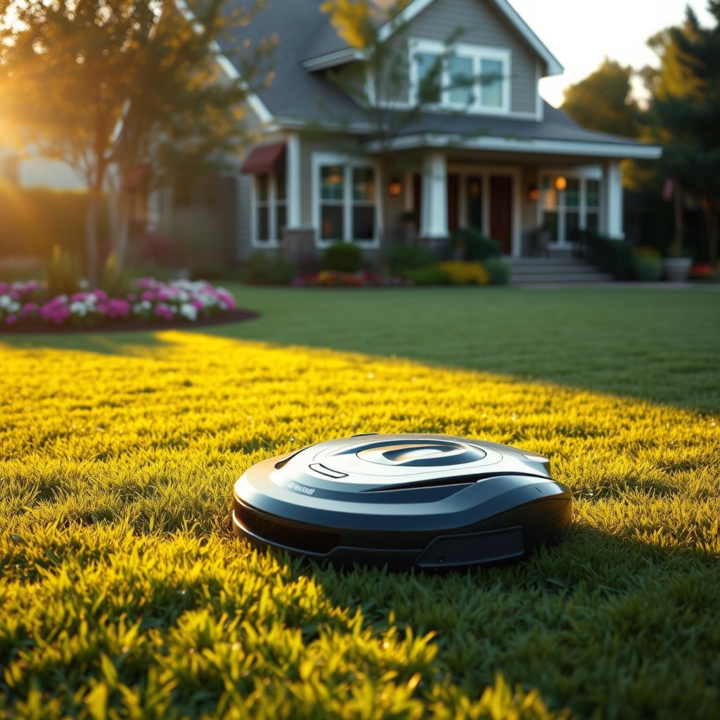 robotic lawn mower - Illustration 1