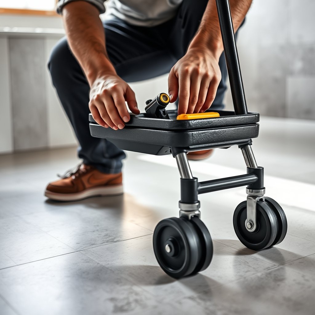 knee creeper in action