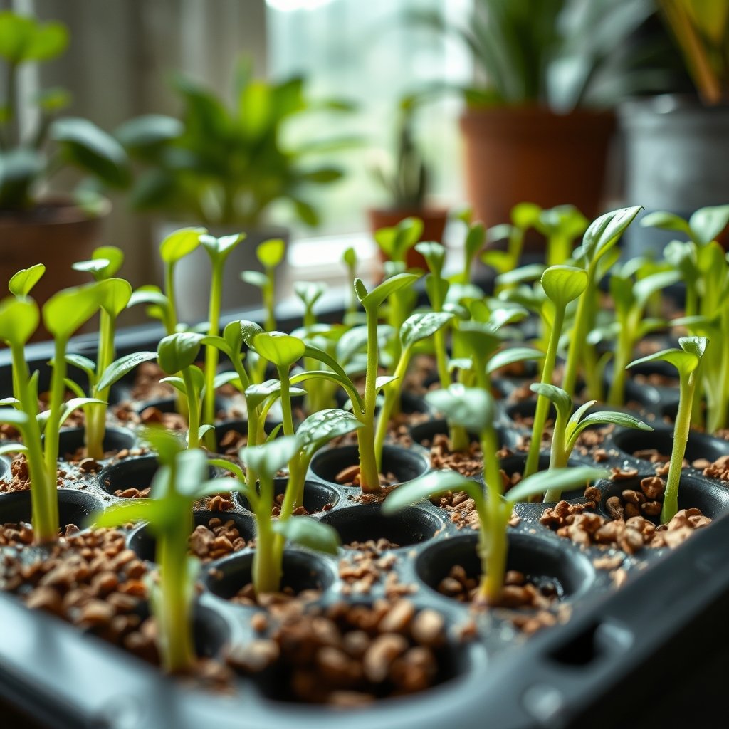 seed starter in action