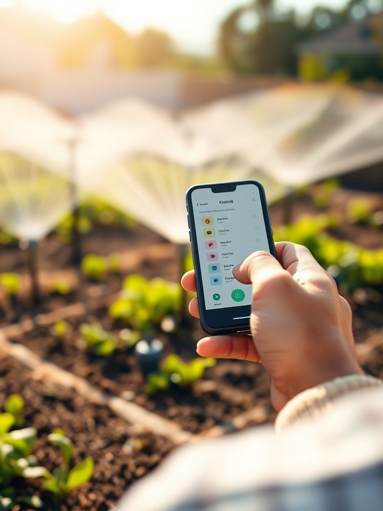 smart irrigation system - Illustration 2