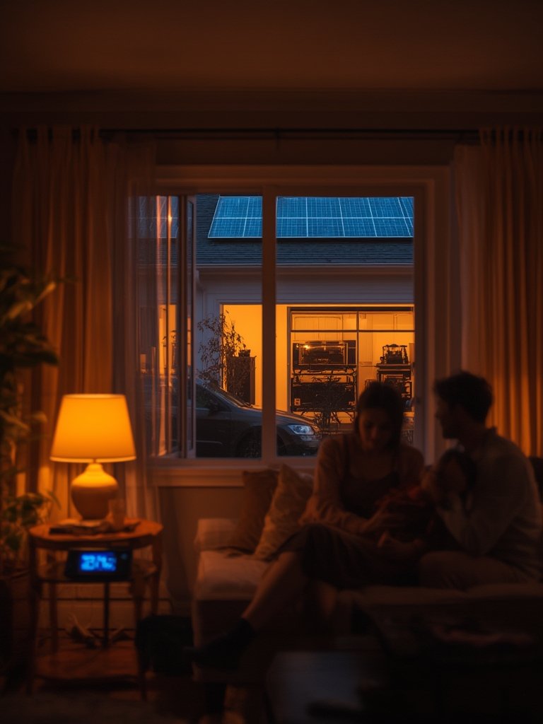 solar battery backup system home - Illustration 3