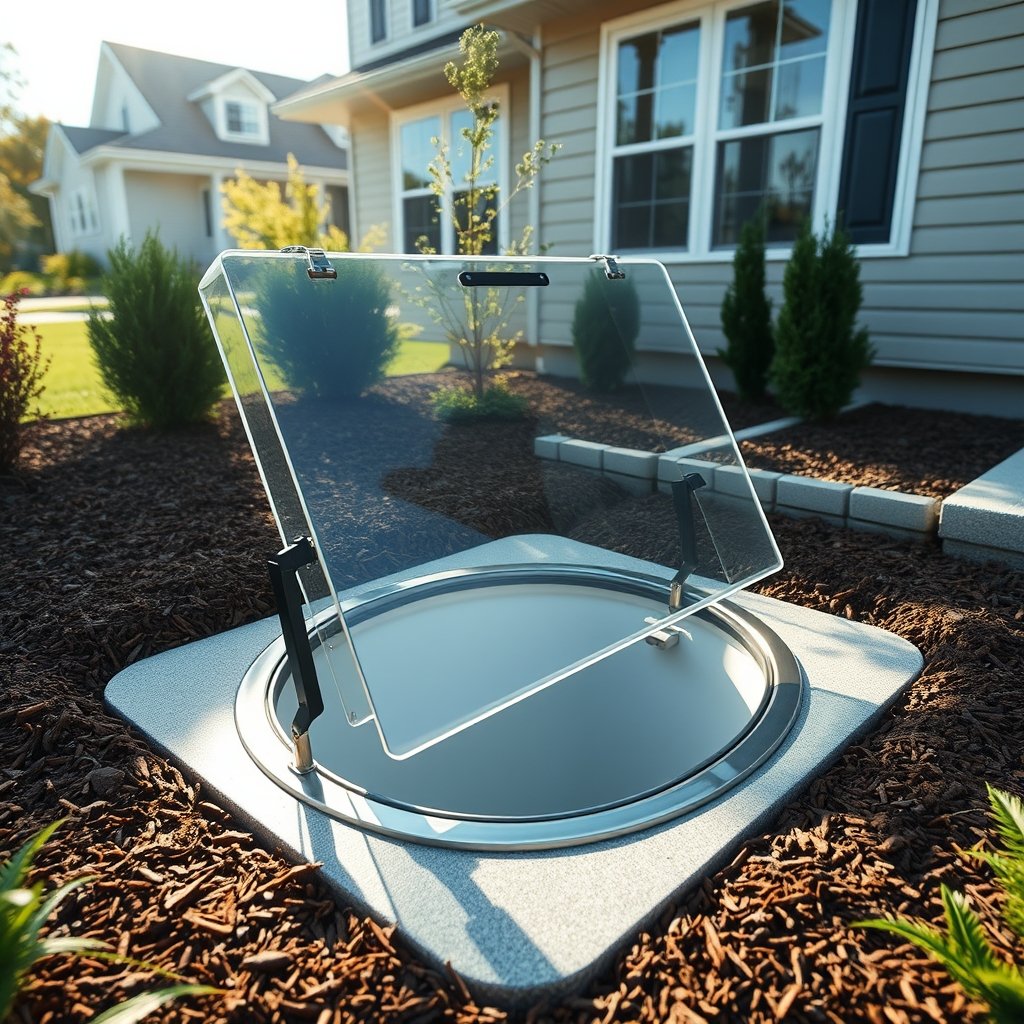 window well egress cover - Illustration 1