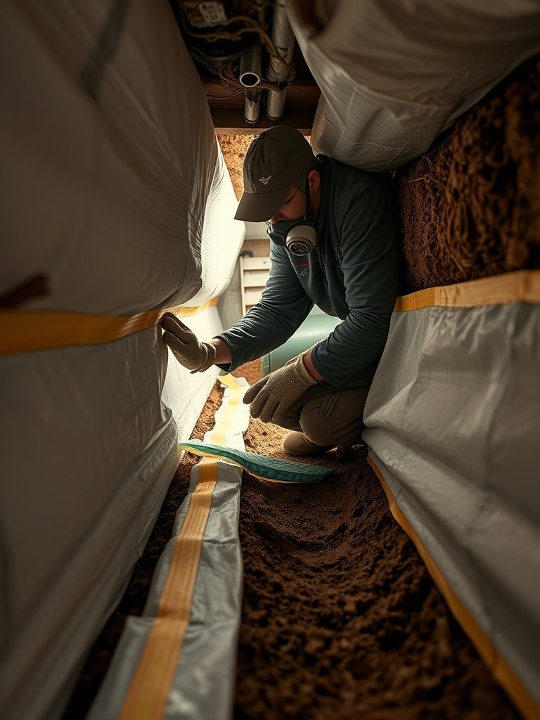 crawl space encapsulation - Illustration 2
