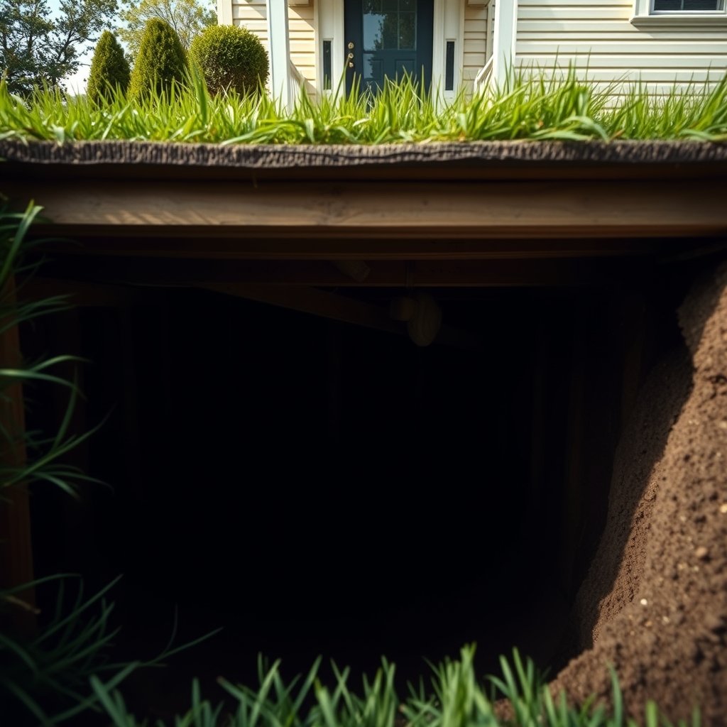 crawl space encapsulation - Illustration 1