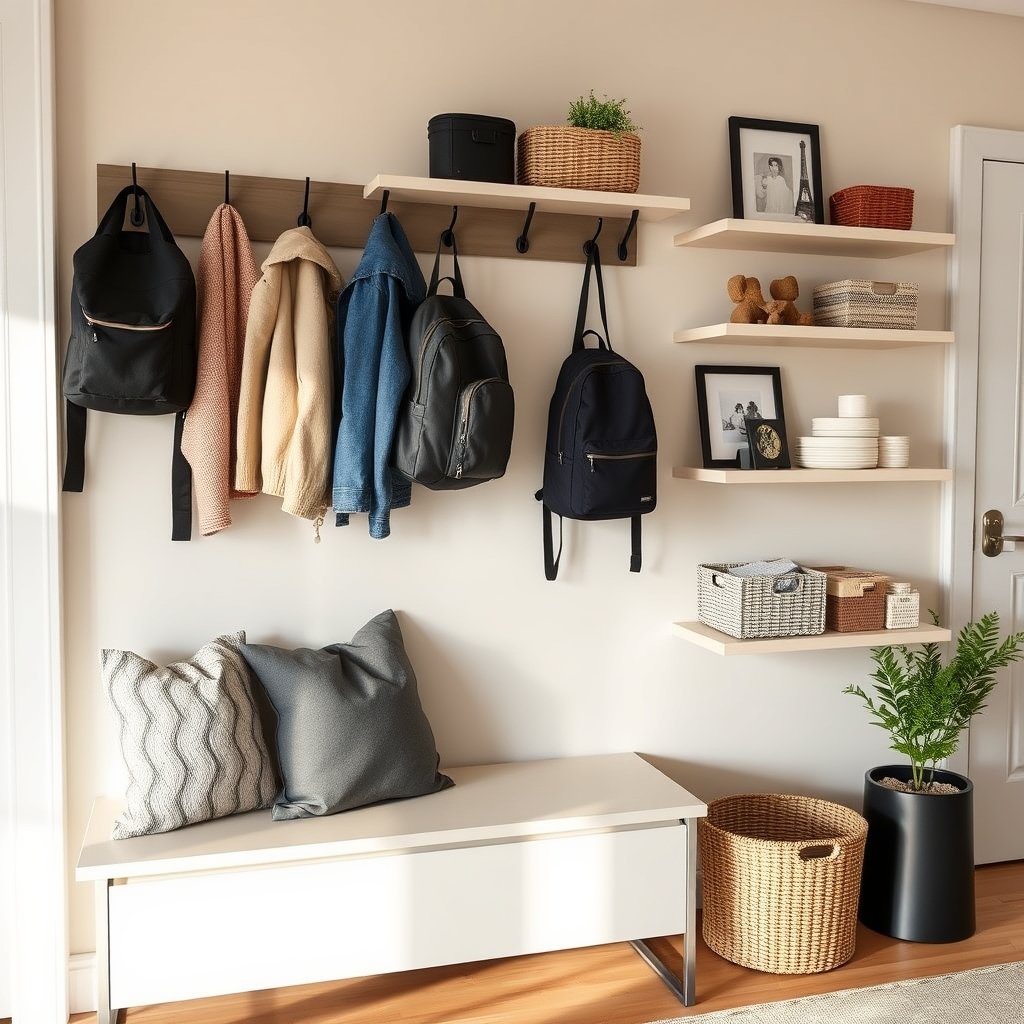coat rack in action