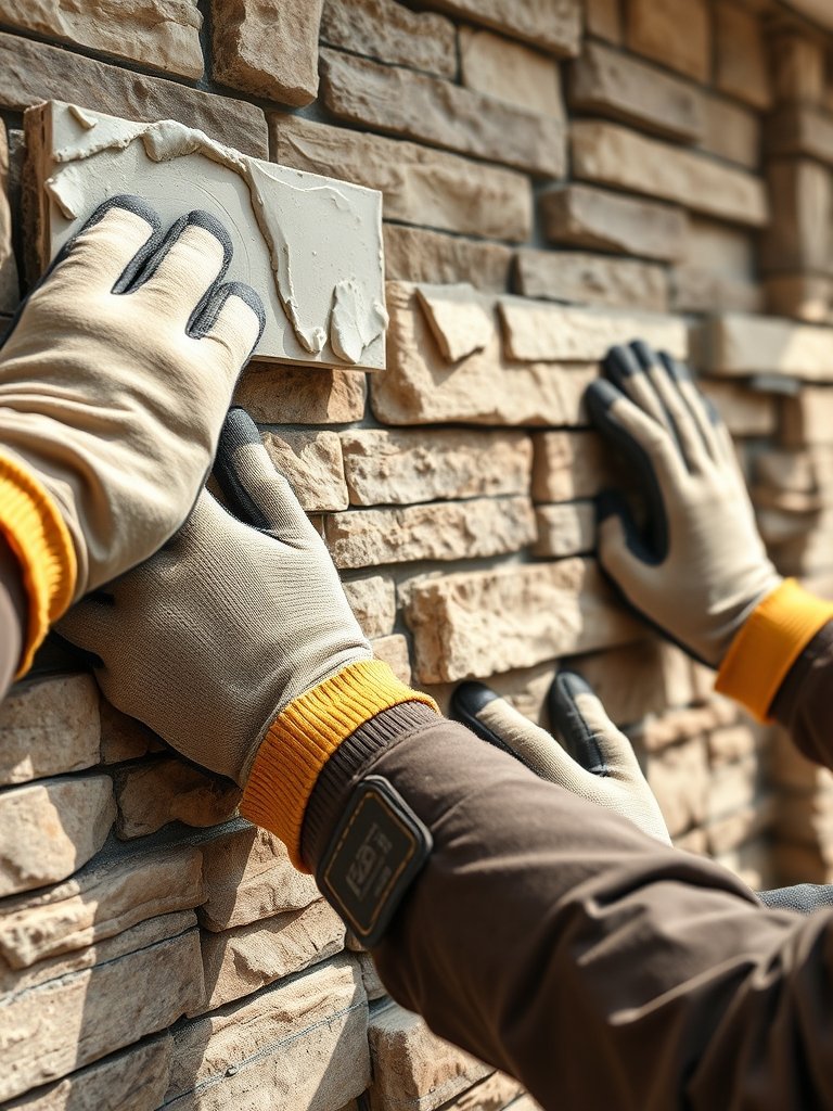 exterior stone veneer DIY - Illustration 2
