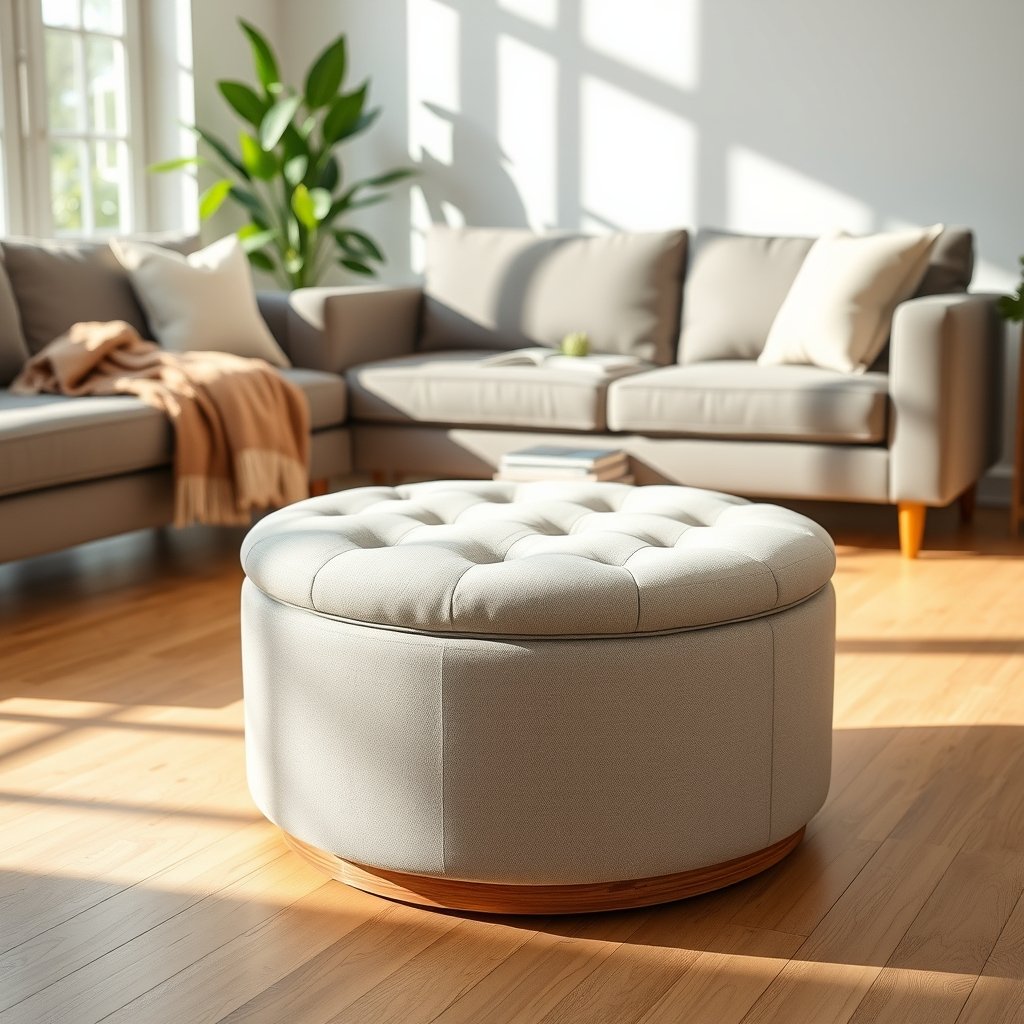 storage ottoman product view