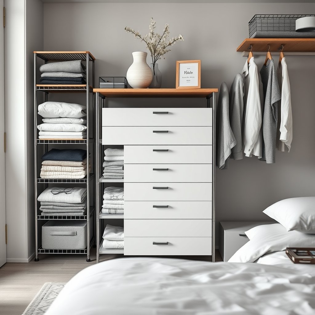 dresser organizer in action