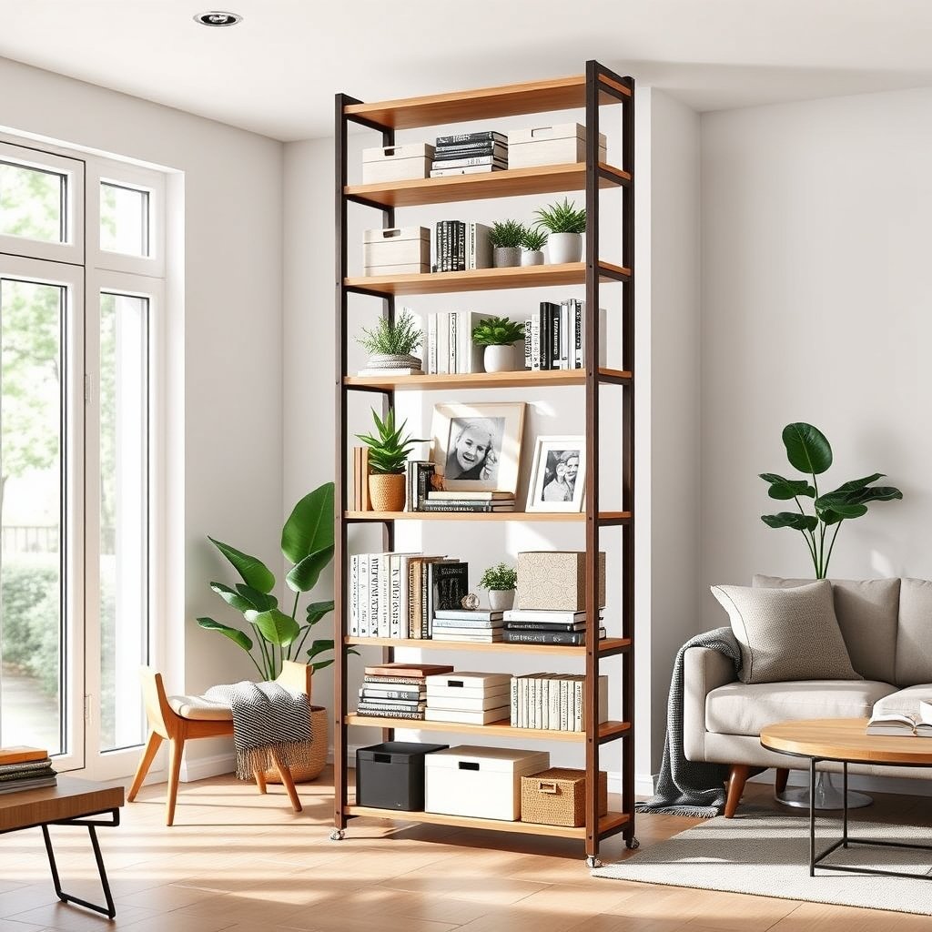 bookshelf organizer product view