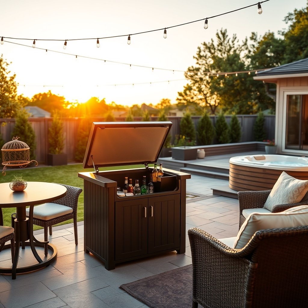 outdoor cooler product view
