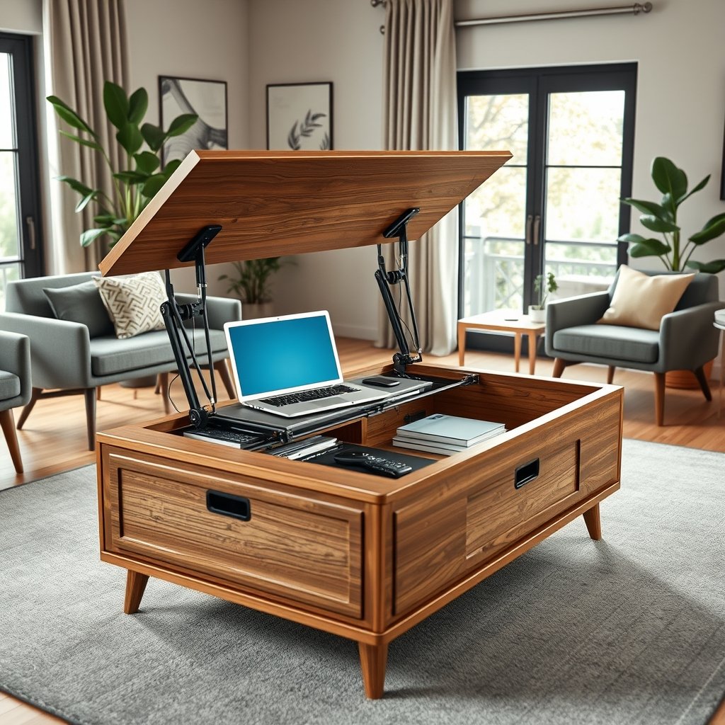 Lift Top: 10 Ultimate Secrets For The Best Coffee Table In 2026 2 lift top in action
