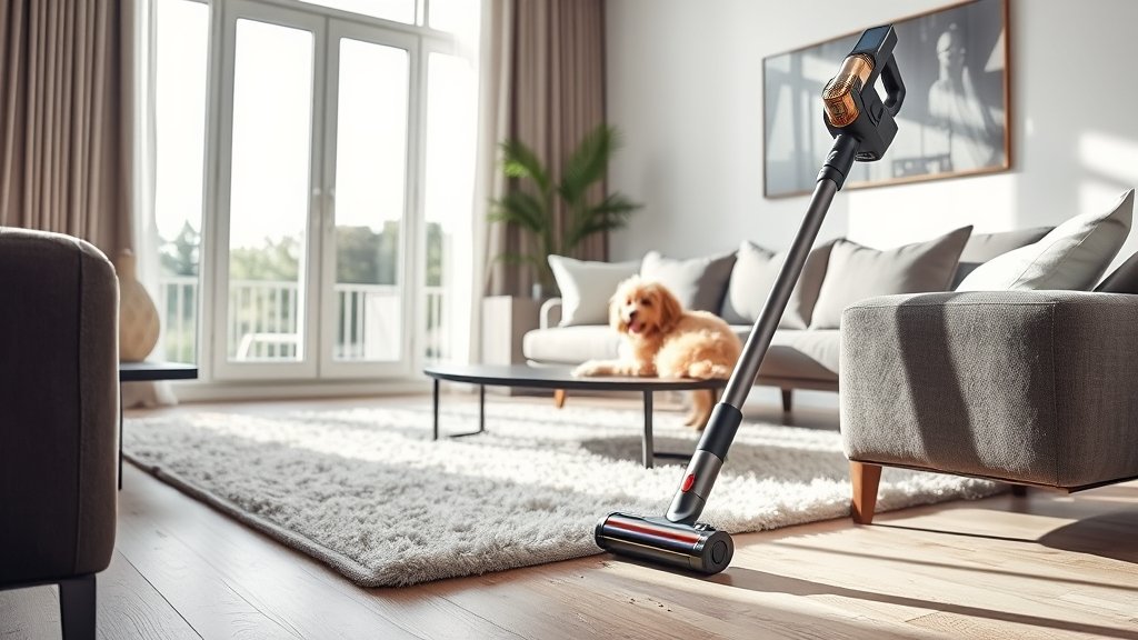 cordless stick vacuum for pet hair - Illustration 1
