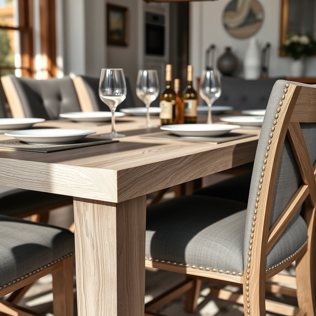 dining set in action