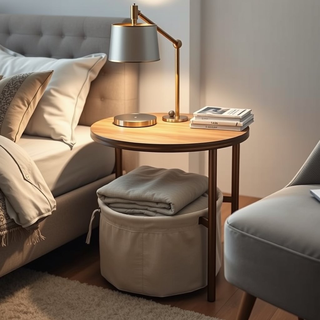 side table in action