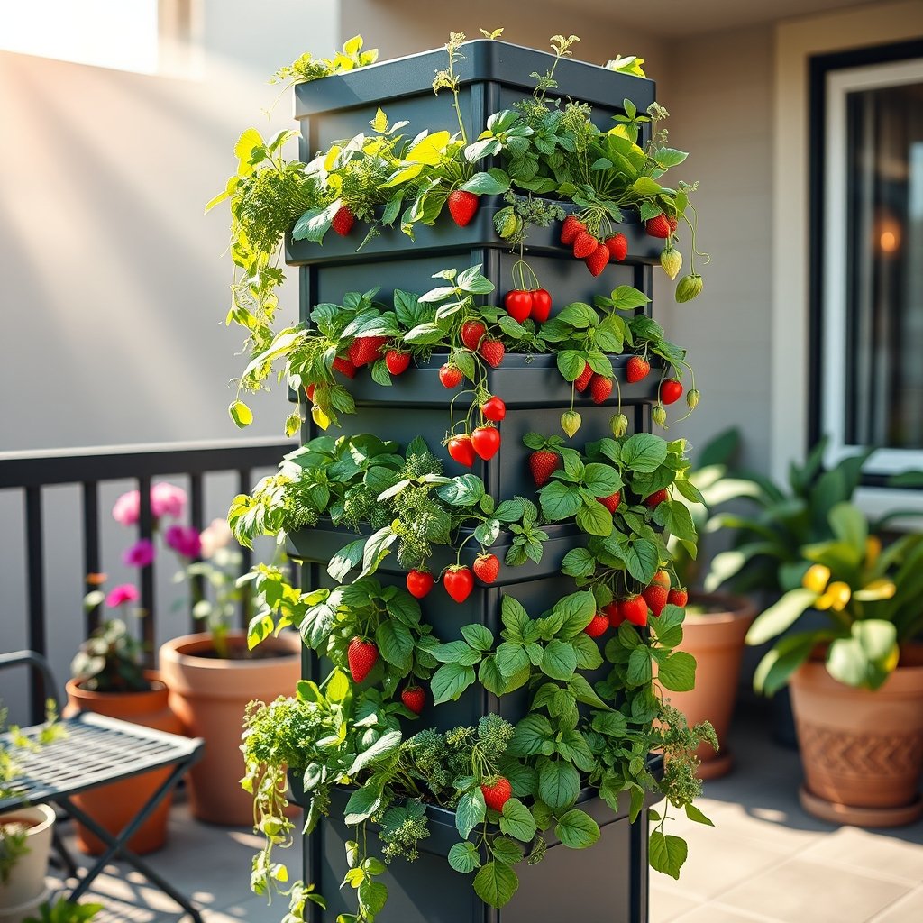 Vertical Garden Planter Tower: 7 Best Ways To Maximize Harvest (Proven Guide) 3 vertical garden planter tower - Illustration 3
