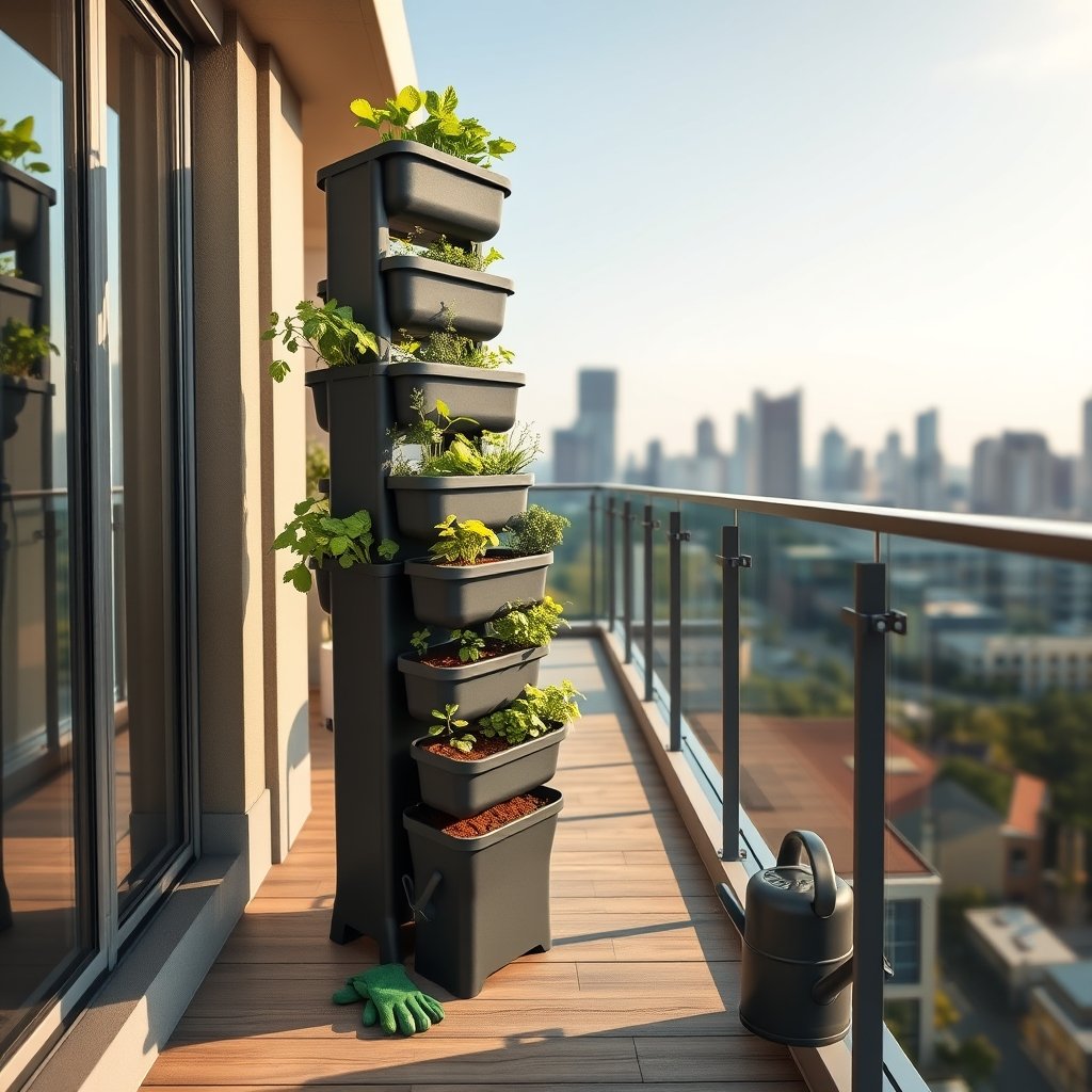 Vertical Garden Planter Tower: 7 Best Ways To Maximize Harvest (Proven Guide) 1 vertical garden planter tower - Illustration 1